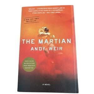 The Martian Science Fiction Survival Thriller Paperback Book Novel By Andy Weir